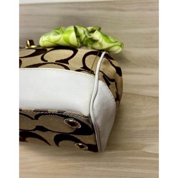 Y2K Coach 11557 Hampton Madeline Signature Satchel Bag - Picture 9 of 12